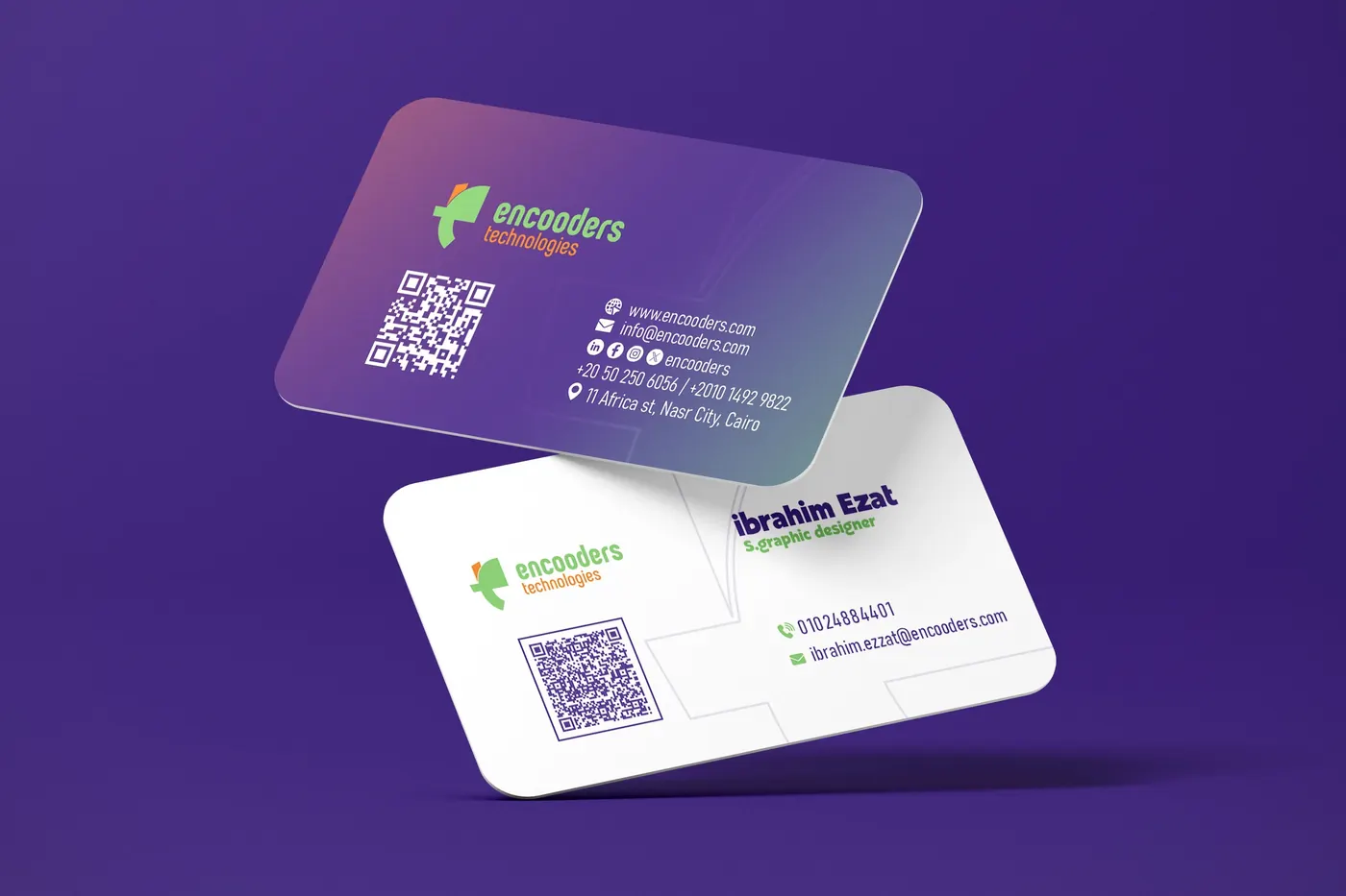 Encooders business cards