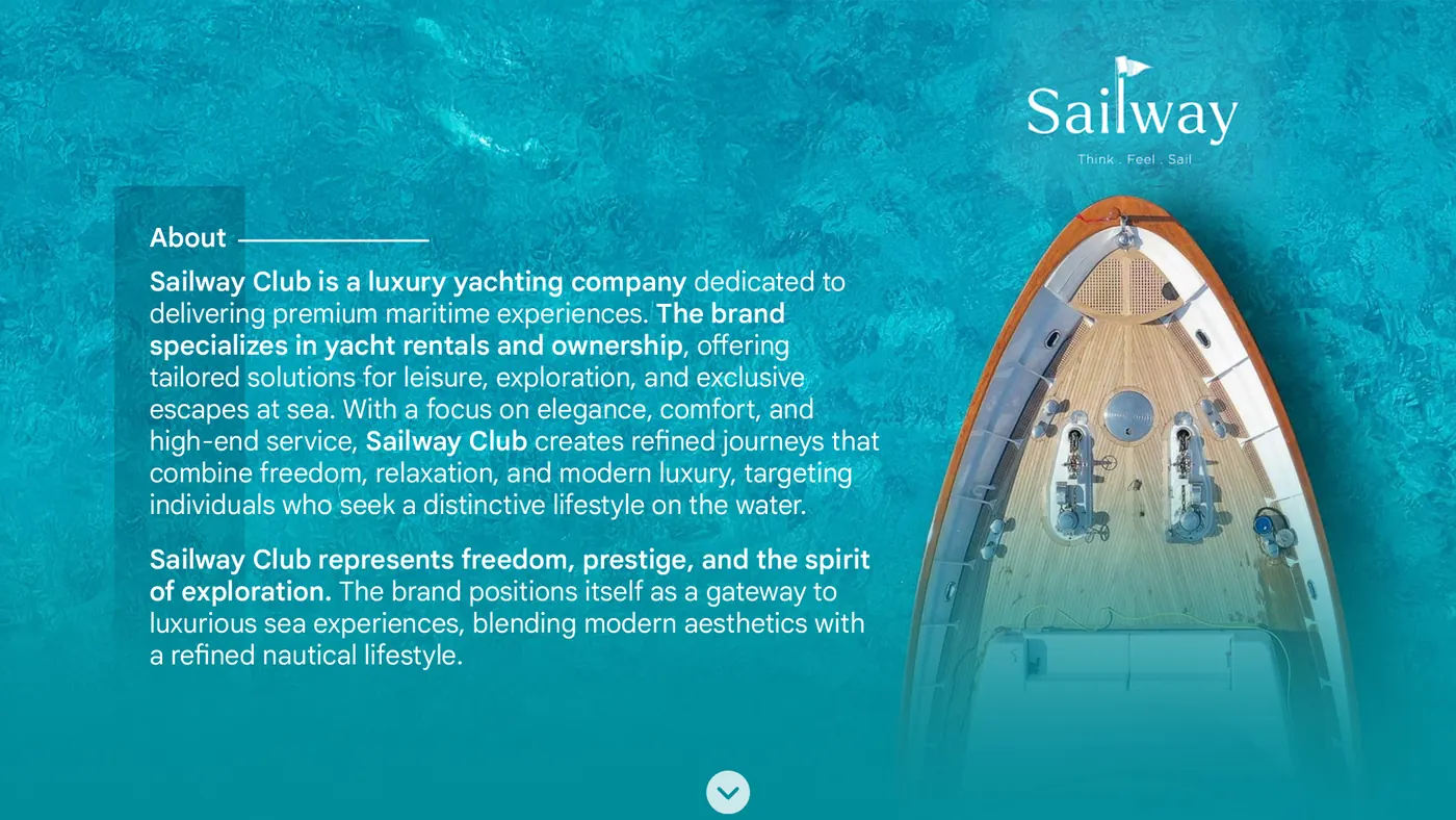 About Sailway Club, a luxury yachting company